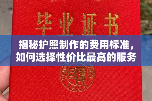 界首揭秘护照制作的费用标准，如何选择性价比最高的服务？